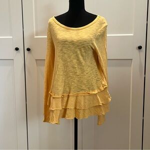 Altar'd State Yellow Layered Tunic